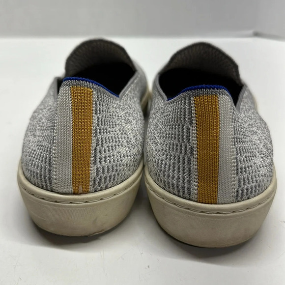 Rothy’s The Original Slip On Sneaker Shoes White Gray Opal Python Snake 9.5 - Picture 4 of 10